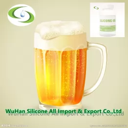 Raw liquid dimethyl polysiloxane for beverage industry 