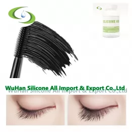Liquid dimethyl polysiloxane silicone oil using for mascara additive