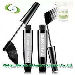 Used in mascara raw materials with a viscosity of 350cst and a highly hydrophobic silicone oil
