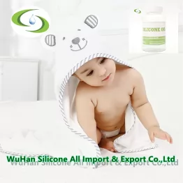 Polydimethylsiloxane silicone oil used in fabric finishing bacteriostatic materials